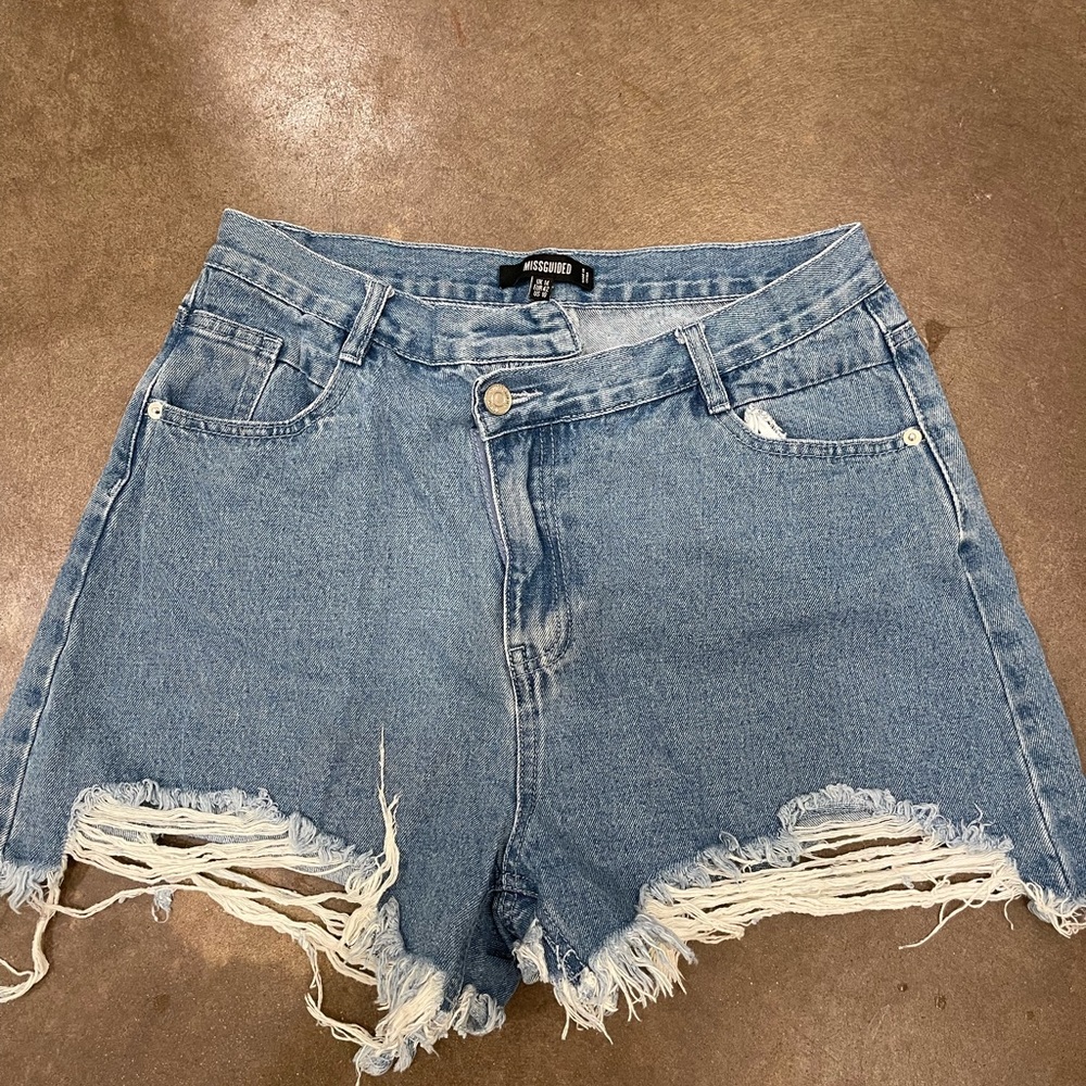 Missguided high waisted shorts